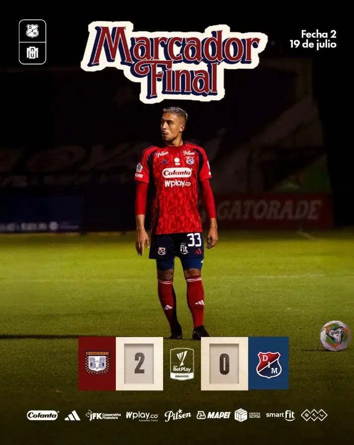 Derrota de Medellín ante Boyacá Chicó