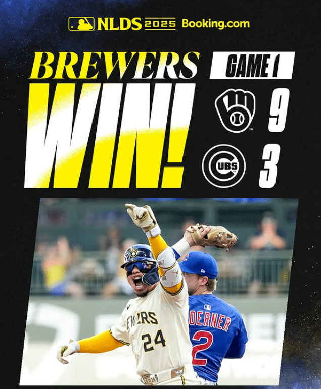 Milwaukee Brewers win en su postemporada
