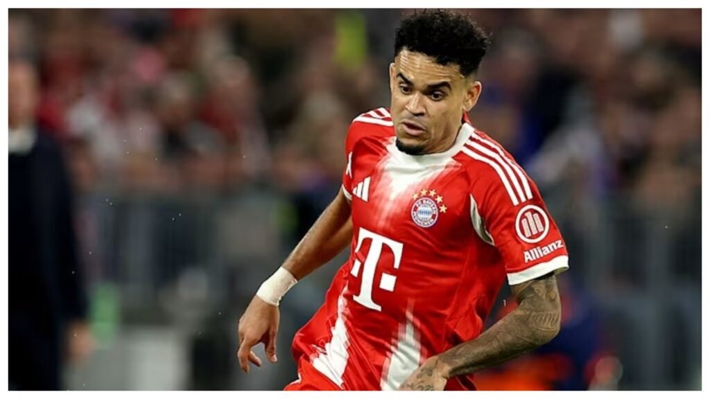 Luis Díaz con el Bayern Múnich.