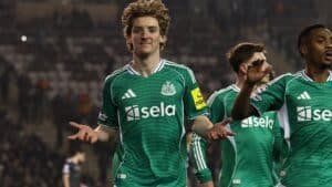 Anthony Gordon, delantero del Newcastle