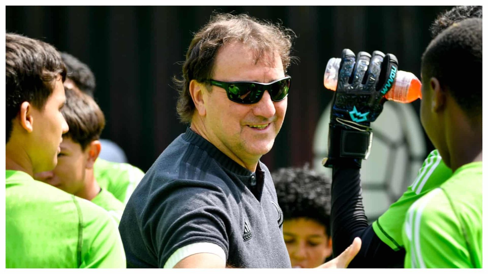 Néstor Lorenzo con la Selección Colombia