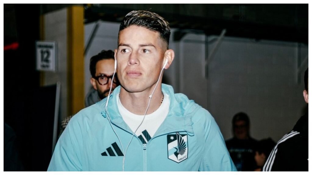 James Rodríguez y su debut con Minnesota United.