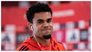 Luis Díaz con el Bayern Múnich.