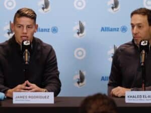 James se pierde su primer partido de la temporada: foto: @MNUFC en X