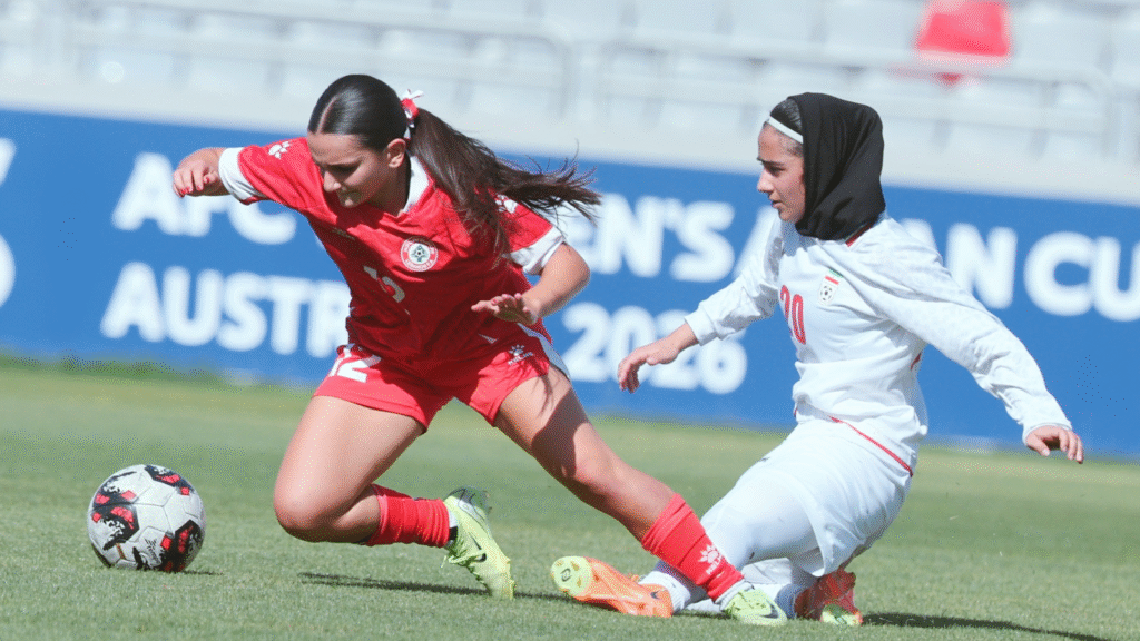 Jugadoras de fútbol iraníes