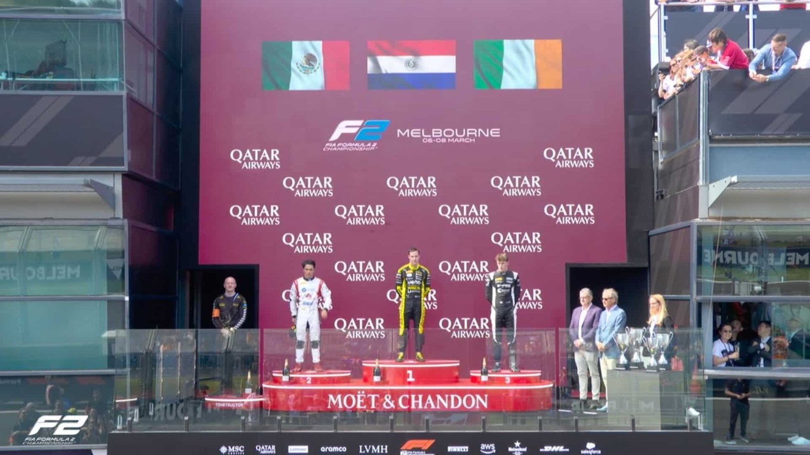 Podio Fórmula 2 Australia