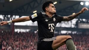 Luis Díaz con el Bayern Múnich