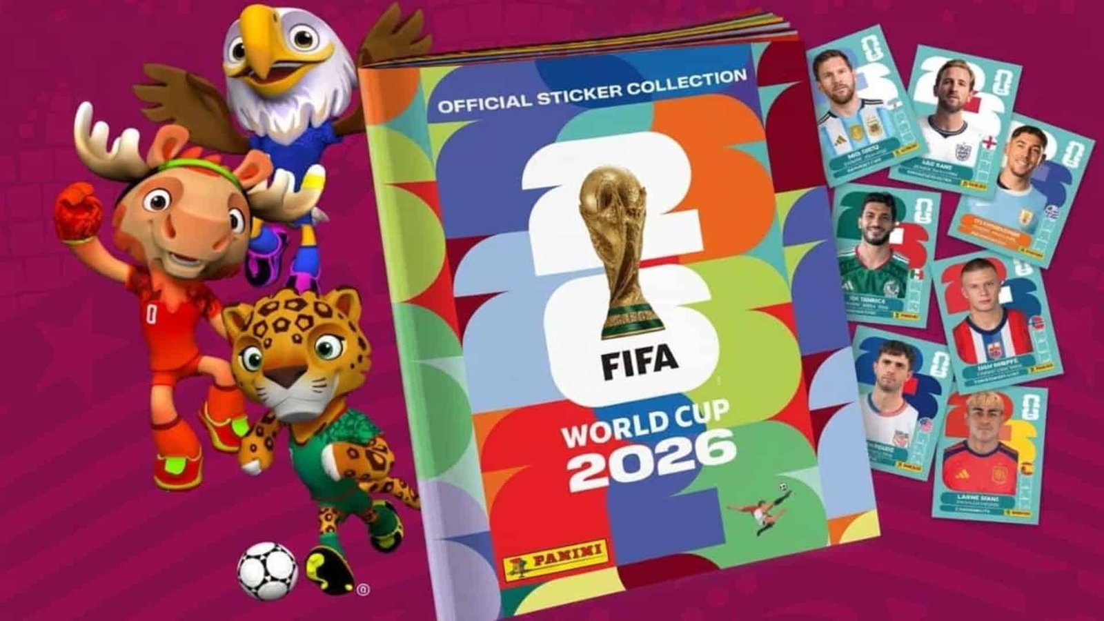 La compañía italiana Panini estableció los posible 11 jugadores que representarán a cada Selección en la Copa del Mundo 2026 en calcomanías, sin saber quienes son los verdaderos que irán a la competición