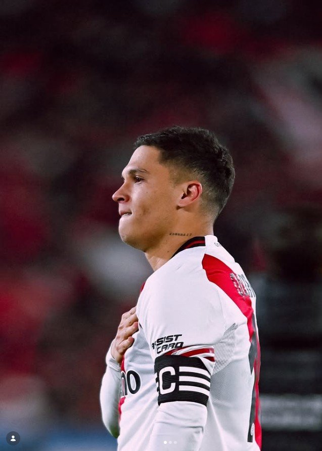 Juan Fernando Quintero, una de las Figuras de River Plate Foto: @riverplate en Instagram