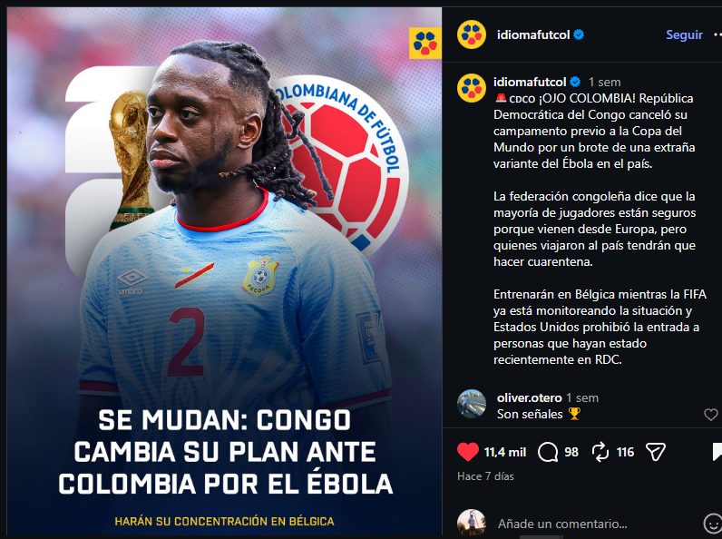 Congo se muda