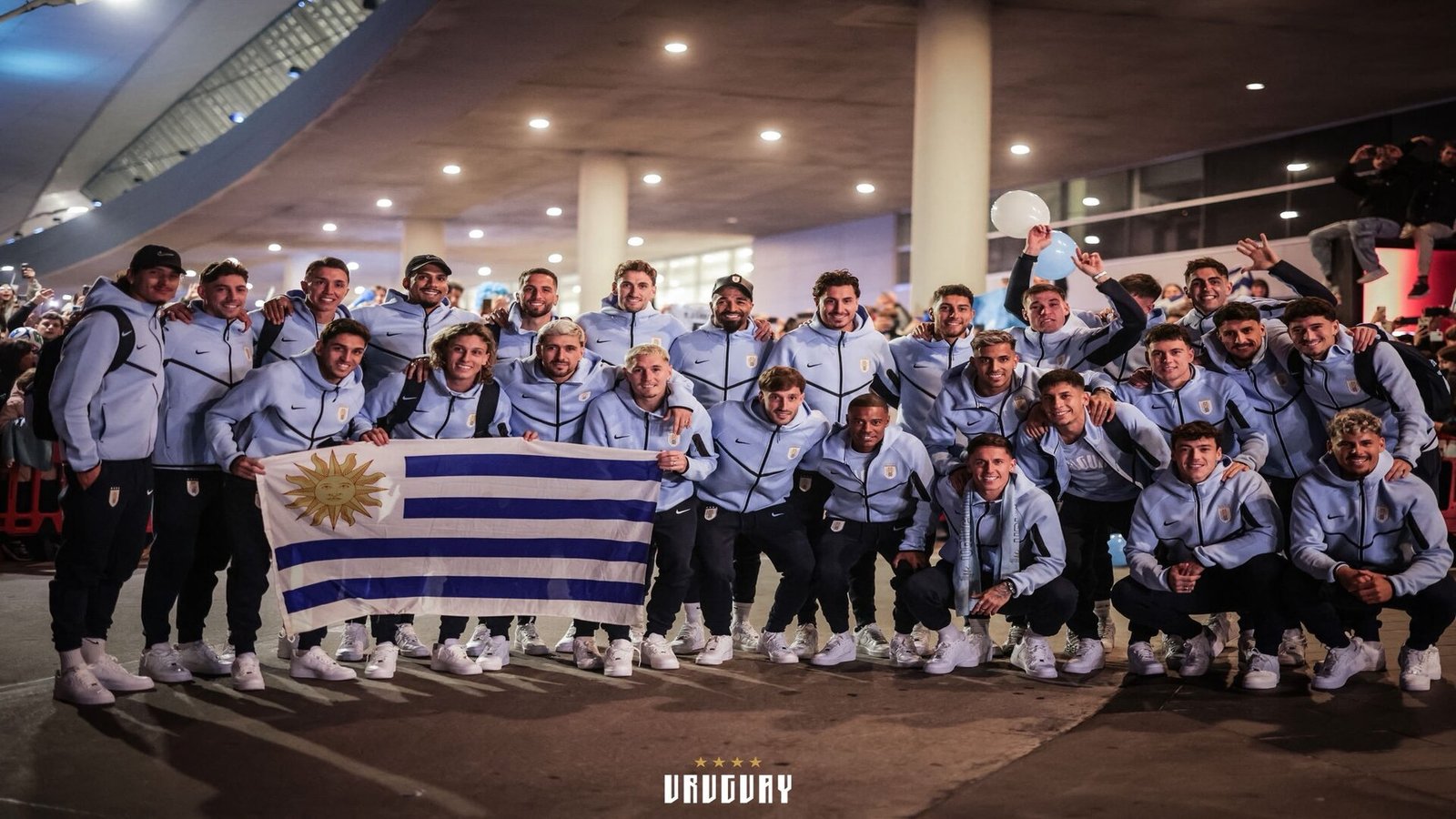 Los 26 convocados de Uruguay por Marcelo Bielsa están listo para una nueva cita mundialista en México, Estados y Canadá. Fuente/Imagen: Selección Uruguaya.