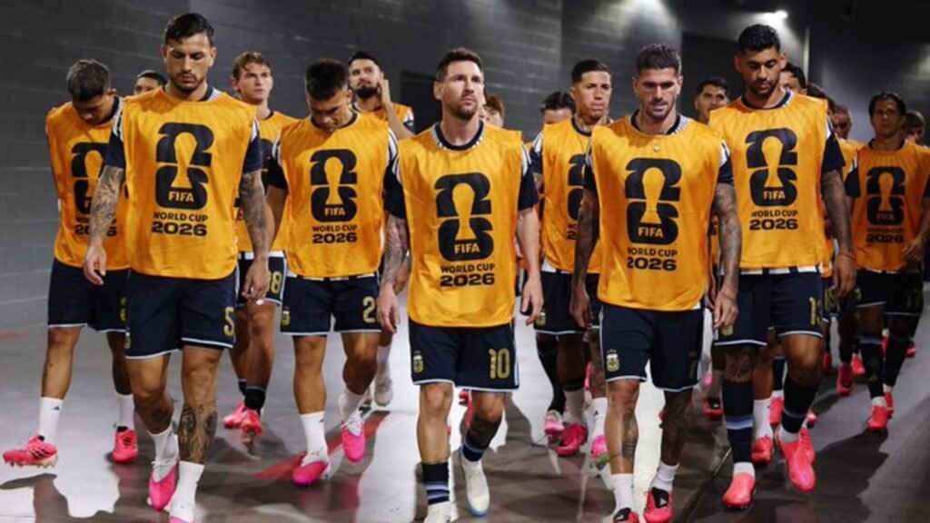 Messi lidera a está Selección en el Mundial 2026, que tiene la particularidad de que se convirtió en el máximo goleador en citas mundialistas tras haber marcado un doblete ante la Selección de Austria. Fuente/Imagen: FIFA World Cup
