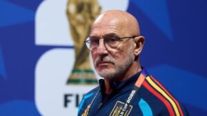 Luis De La Fuente en rueda de prensa