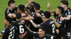 México celebrando