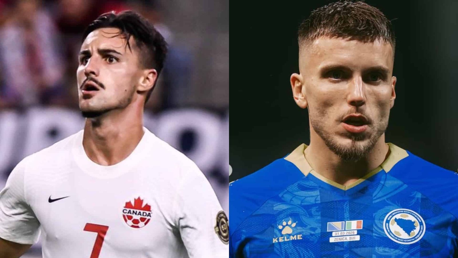 Stephen Eustaquio y Ermedin Demirović jugando