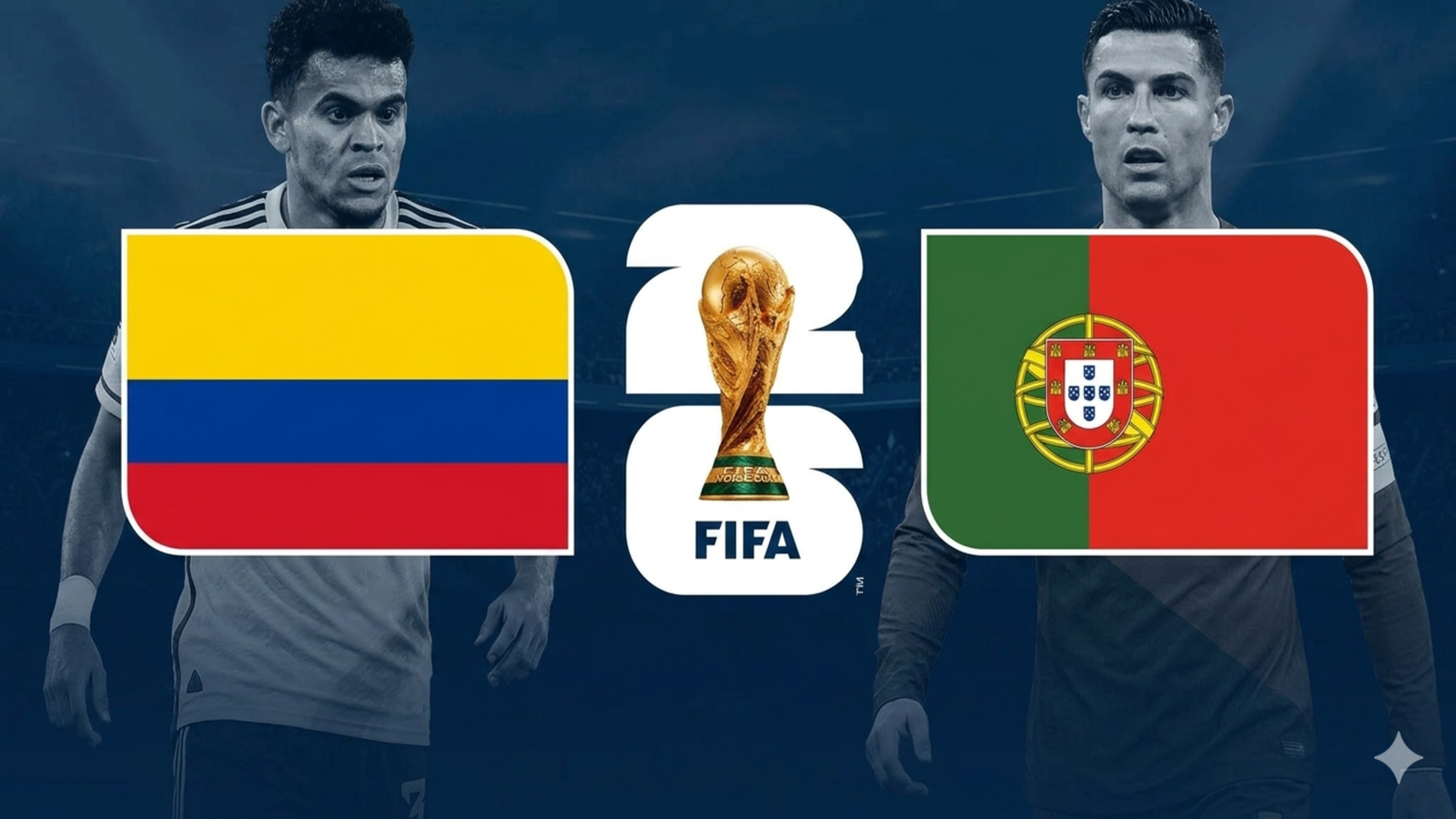 La Selección Colombia cierra el grupo ante Portugal de este Mundial 2026, en donde el ganador se asegura el primer puesto. Fuente/Imagen: La imagen fue creada con Inteligencia Artificial (IA).