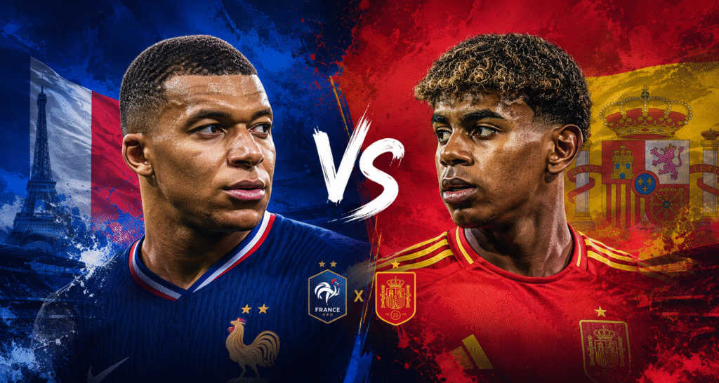 La semifinal entre Mbappé y Yamal encabezan la ilusión de Francia y España en esta Copa del Mundo. | Foto creada con IA