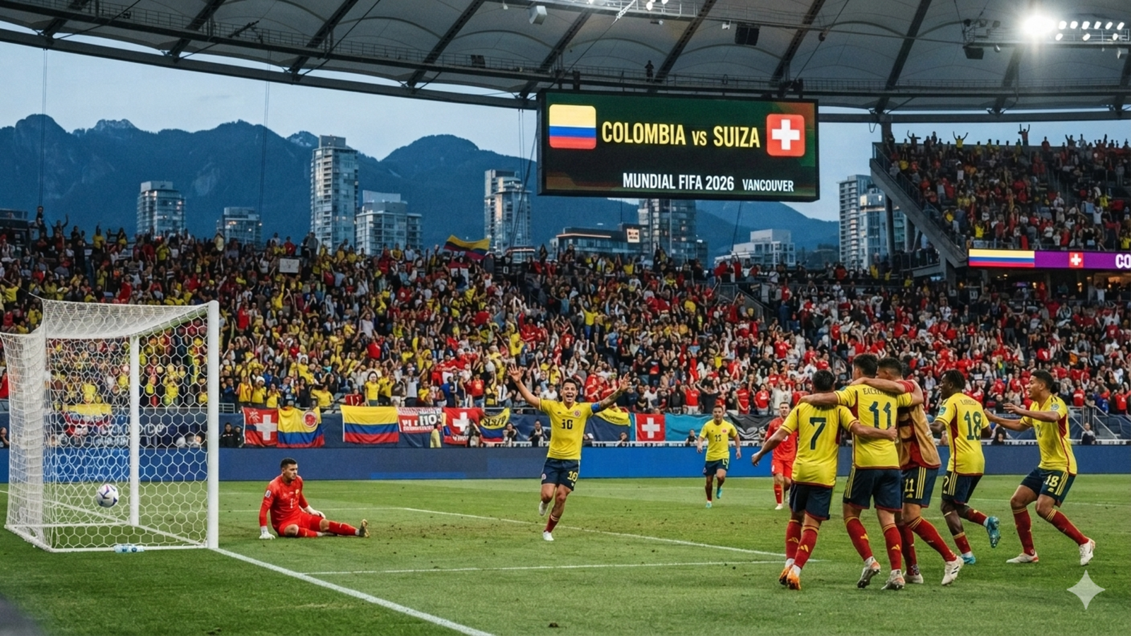 La Selección Colombia busca estar entre los ocho mejores del Munidal 2026 y seguir representando a Sudámerica en lo más alto. Fuente/Imagen: La imagen fue creada con IA.