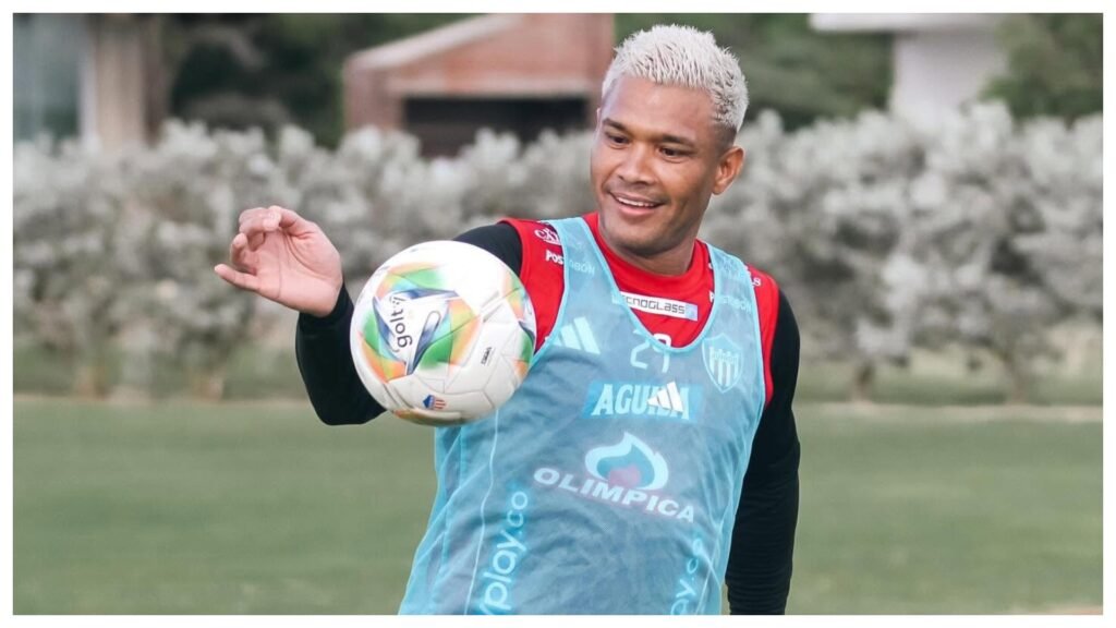 Teófilo Gutiérrez con el Junior