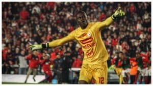 Weimar Asprilla celebra con Santa Fe