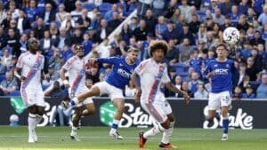 Gol del Everton contra el Crystal Palace
