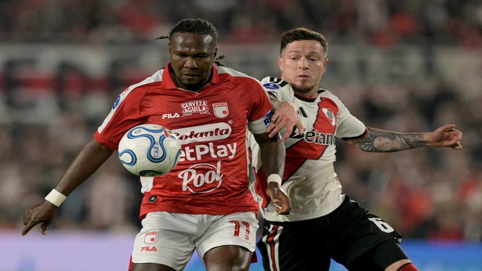 Independiente Santa Fe único representante colombiano en la Copa Sudamericana. Fuente/Imagen: Conmebol Sudamericana.