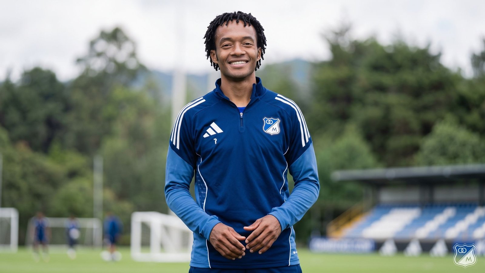 Juan Guillermo Cuadrado entrenando con Millonarios