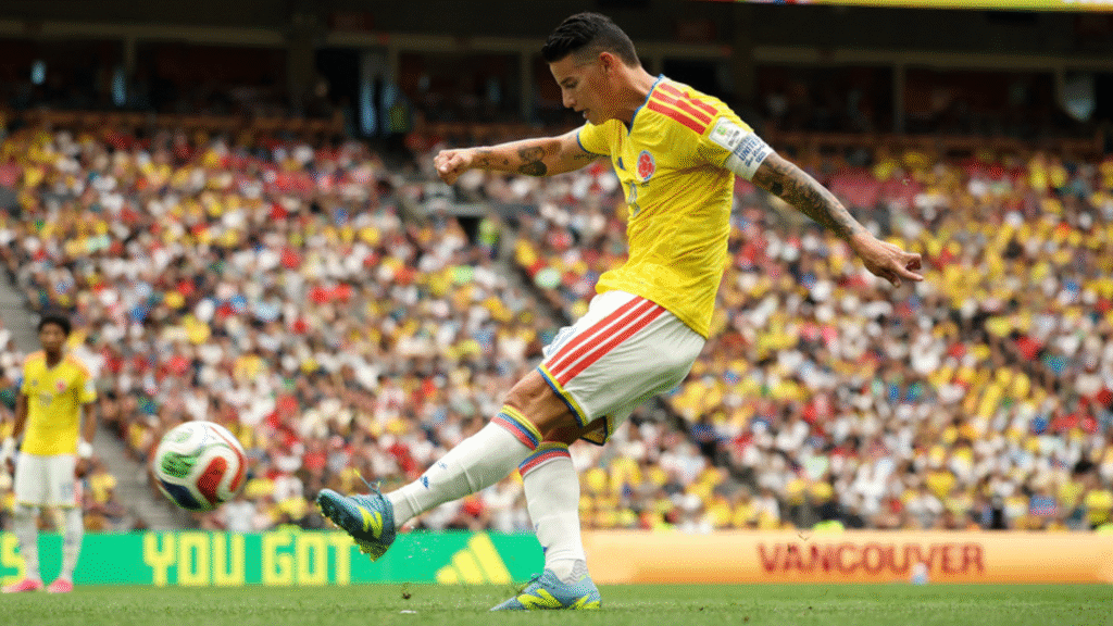 Último partido de James con la Selección.