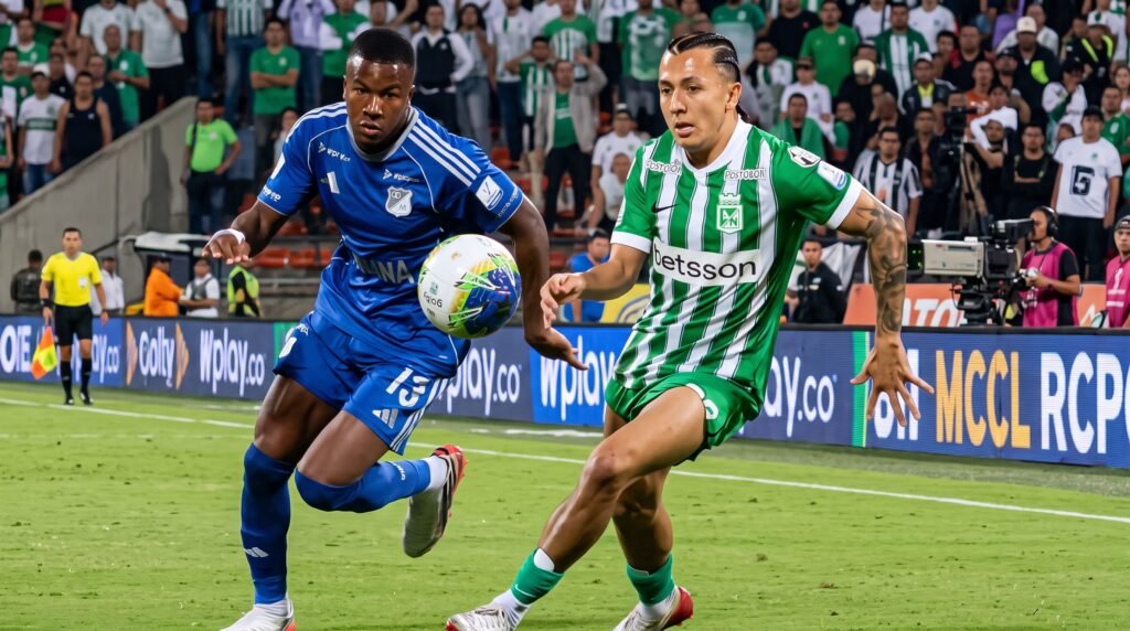 Atlético Nacional y Millonarios en el clásico