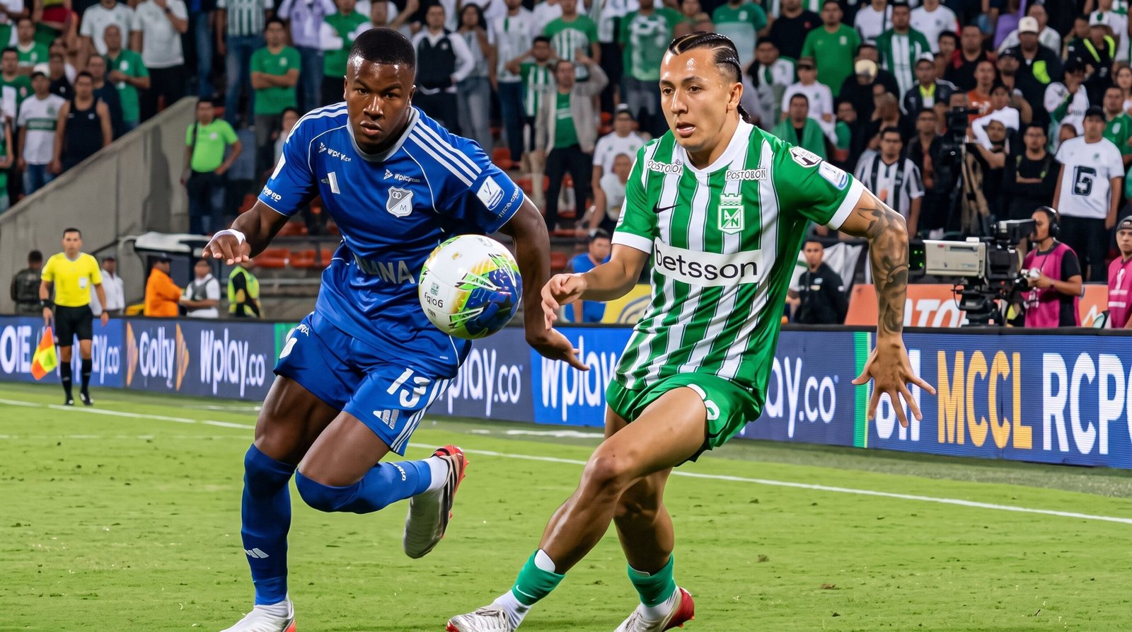 Atlético Nacional y Millonarios en el clásico