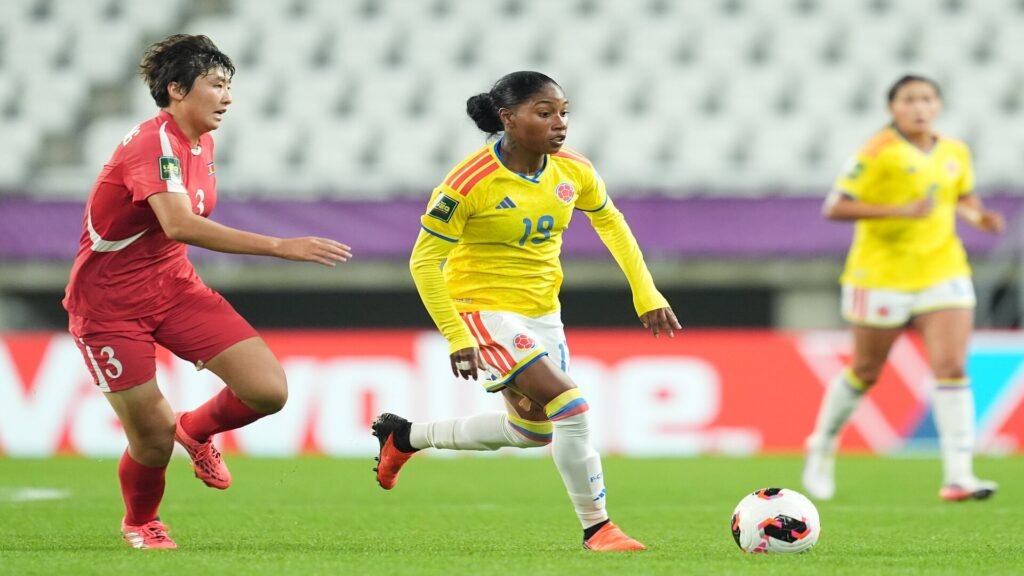 Corea del Norte vuelve a la final del Mundial Femenino Sub-20 al vencer por goleada a la Selección Colombia. Fuente/Imagen: @CONMEBOL