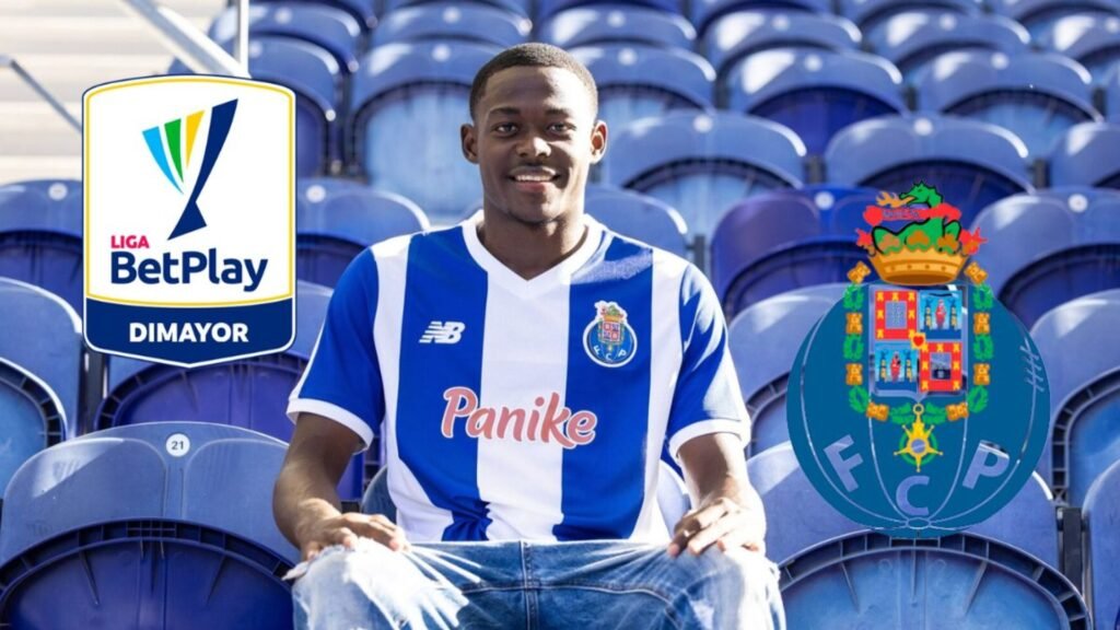 El joven mediocampista de Leones FC, Juan Valencia será el décimo colombiano que vista la camiseta del FC Porto. | Foto. @PortalDragoes en X
