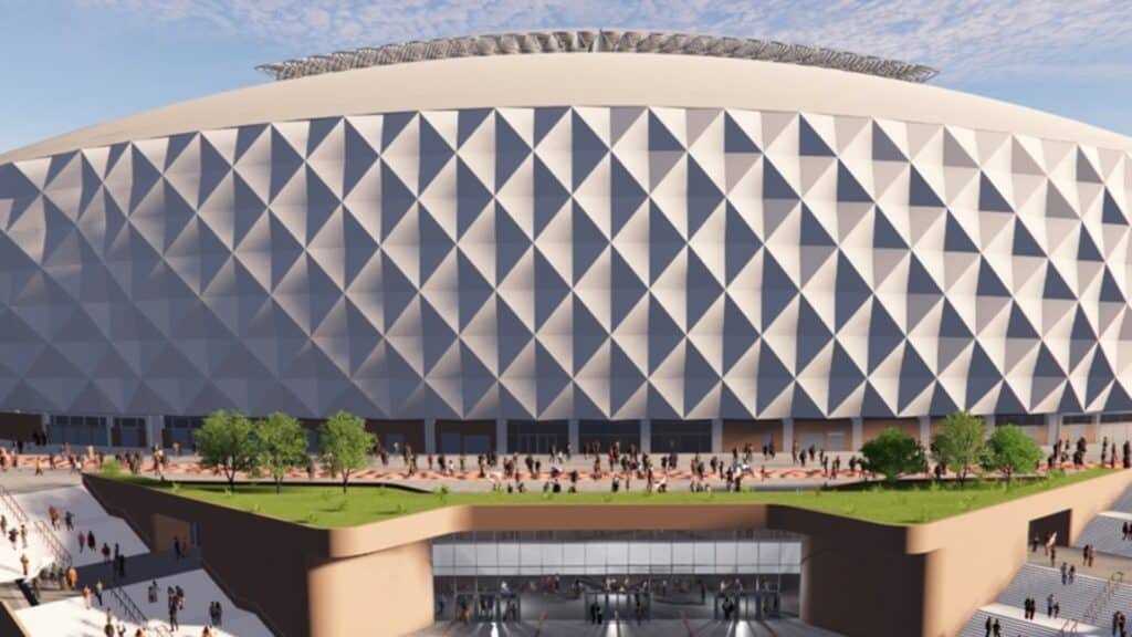 Render del nuevo Campín
