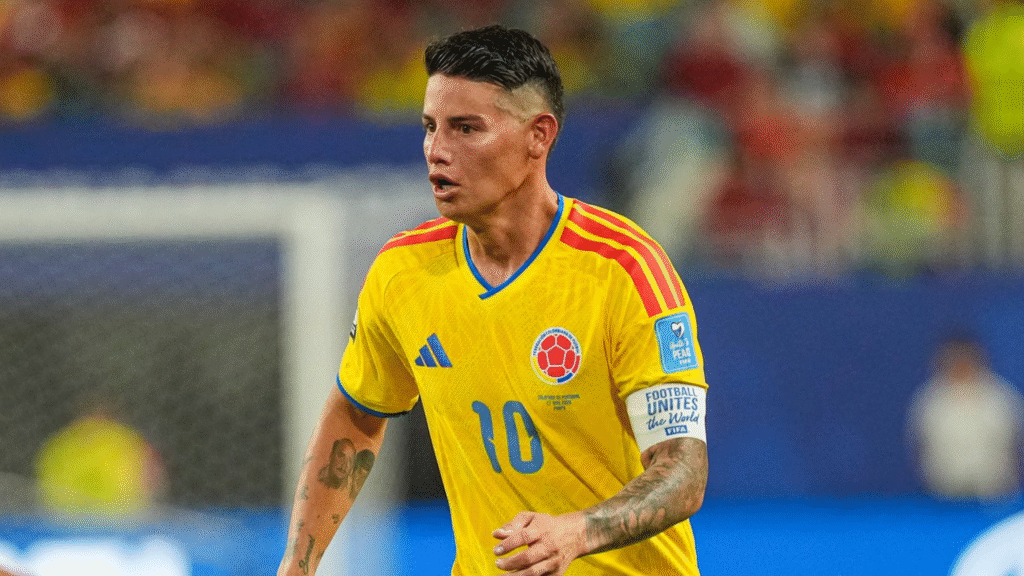 James Rodríguez en la selección colombia
